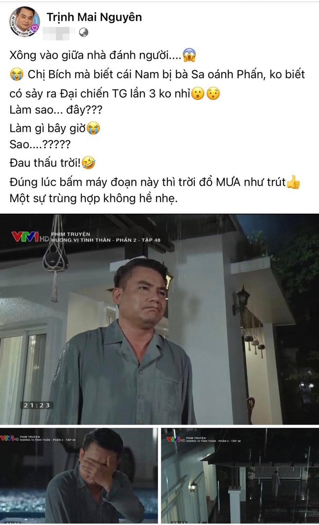 Hương vị tình thân: Bố Khang kể sự thật phía sau cảnh mưa, bà Sa vô tình để lộ tình tiết chưa lên sóng của mẹ con Thy - Ảnh 1. Hương vị tình thân: Bố Khang kể sự thật phía sau cảnh mưa, bà Sa vô tình để lộ tình tiết chưa lên sóng của mẹ con Thy - Ảnh 1.