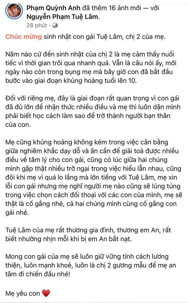 Phạm Quỳnh Anh hội ngộ chồng cũ, chụp ảnh gia đình như chưa hề chia ly - Ảnh 2.