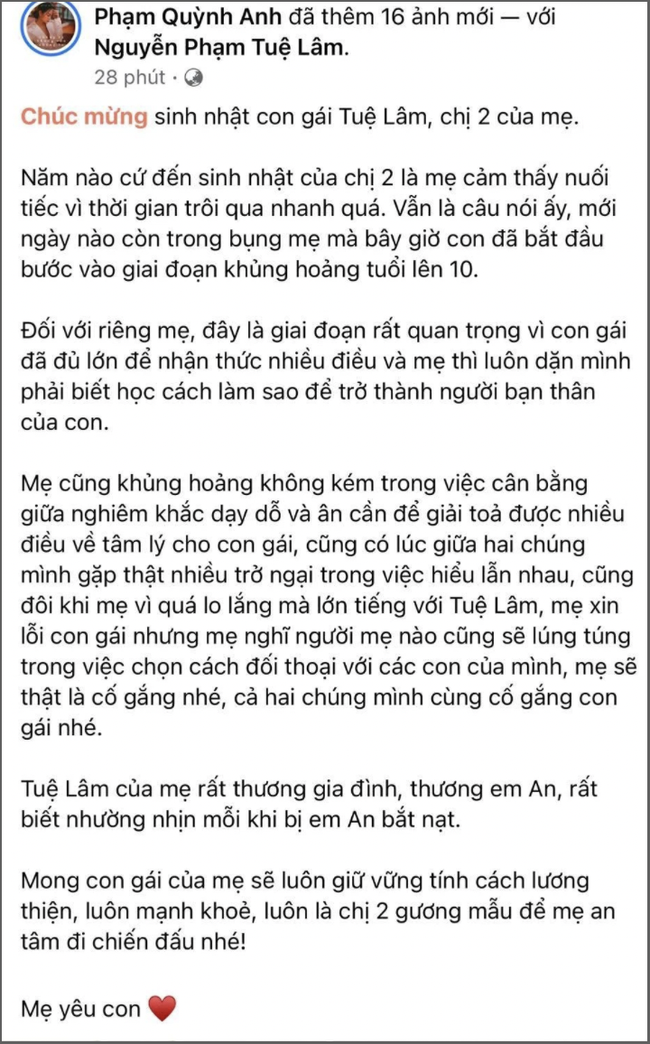 Phạm Quỳnh Anh hội ngộ chồng cũ, chụp ảnh gia đình như chưa hề chia ly - Ảnh 2.