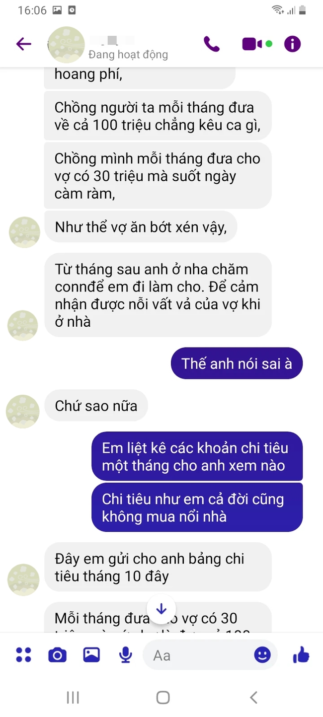 Vợ ở nhà chăm sóc con, mỗi tháng chi tiêu hết 30 triệu, chồng góp ý thế mà cô ấy lại nói với giọng thách thức - Ảnh 2.