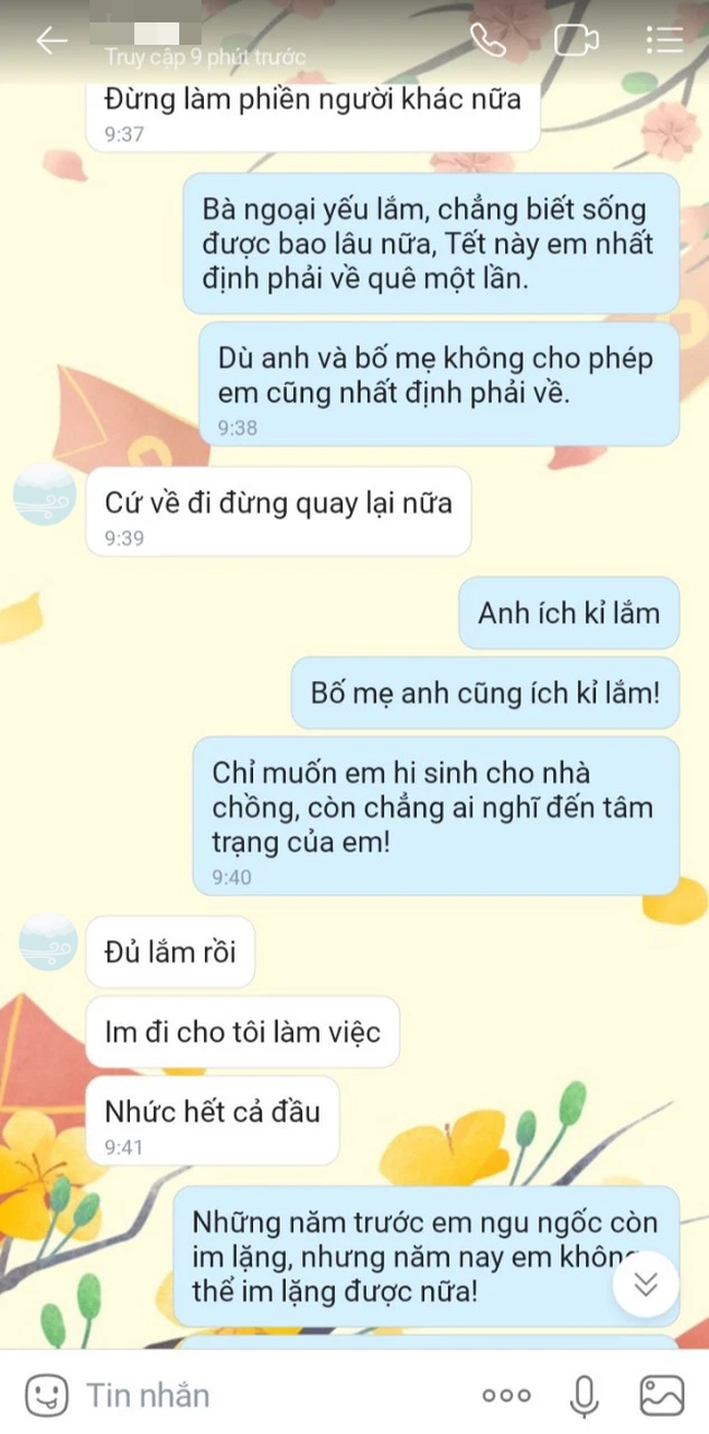 Gần 10 năm nay chồng không cho tôi về quê ngoại ăn Tết, thế mà chỉ với đoạn ghi âm ngắn ngủi của mẹ vợ mà chồng tôi đổi ý - Ảnh 2.