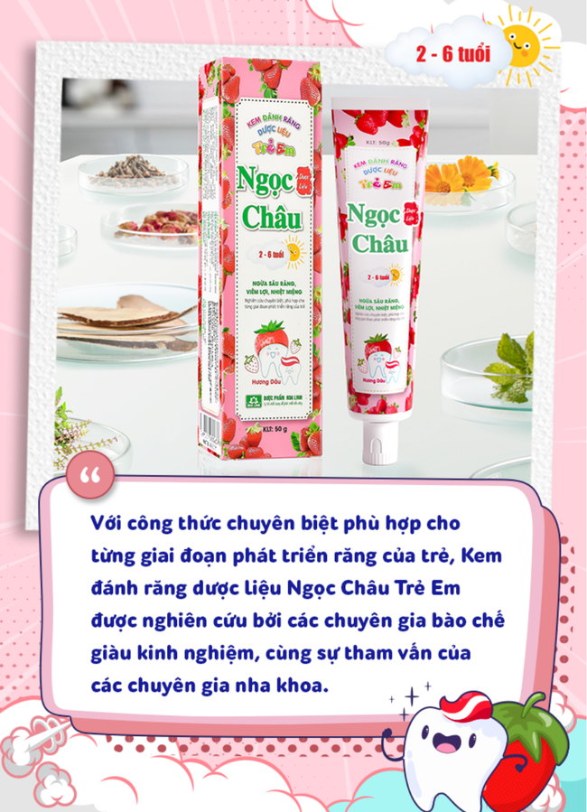 9 lý do mẹ nên chăm sóc răng miệng cho bé bằng kem đánh răng dược liệu - Ảnh 2.