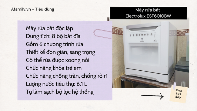 5 máy rửa bát mini dưới 10 triệu BTV khuyên dùng, không cần đi đường ống rườm rà, bát rửa sạch bong còn khử trùng  - Ảnh 2.