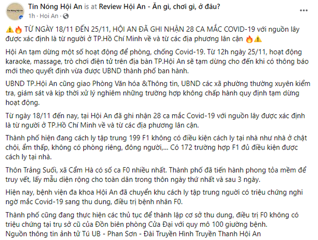 &quot;Đại sứ cách ly&quot; Vũ Khắc Tiệp: Vừa nhắc tới Hội An, thành phố này tạm dừng nhiều hoạt động vì dịch - Ảnh 3.