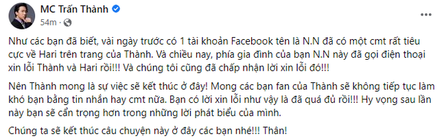 Quyết làm tới cùng vụ Hari Won bị trù liên quan tới tính mạng, Trấn Thành đã nhận được điều này từ antifan - Ảnh 2.