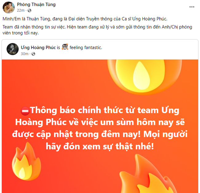 Phía Ưng Hoàng Phúc phản hồi thế nào khi bị tố lái xe gây tại nạn rồi bỏ đi? - Ảnh 1.