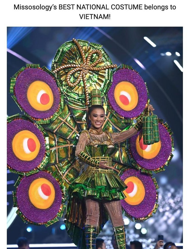 Á hậu Kim Duyên chiếm vị trí đầu tiên trong Top trang phục truyền thống đẹp nhất Bán kết Miss Universe 2021 - Ảnh 2.