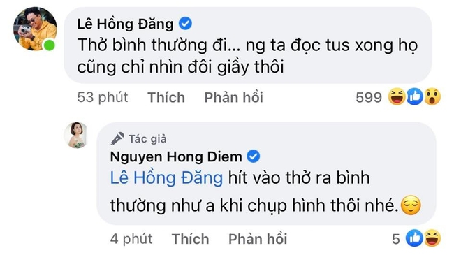 Hồng Diễm khoe giày mới, fan bình luận thế nào mà muốn trầm cảm, Hồng Đăng nhắn nhủ &quot;thở bình thường đi!&quot; - Ảnh 3.