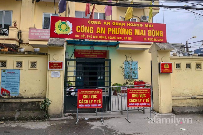 Hà Nội: Tạm phong tỏa trụ sở công an phường Mai Động liên quan đên 4 ca dương tính SARS-CoV-2 - Ảnh 1.