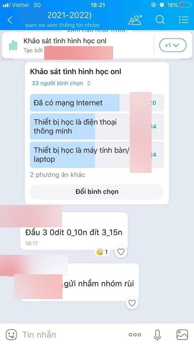 Mẹ nhắn nhầm 1 tin trong nhóm chat với giáo viên, đọc nội dung mà ai cũng ngượng chín mặt: Phen này ăn nói sao với cô giáo - Ảnh 1. Mẹ nhắn nhầm 1 tin trong nhóm chat với giáo viên, đọc nội dung mà ai cũng ngượng chín mặt: Phen này ăn nói sao với cô giáo - Ảnh 1.