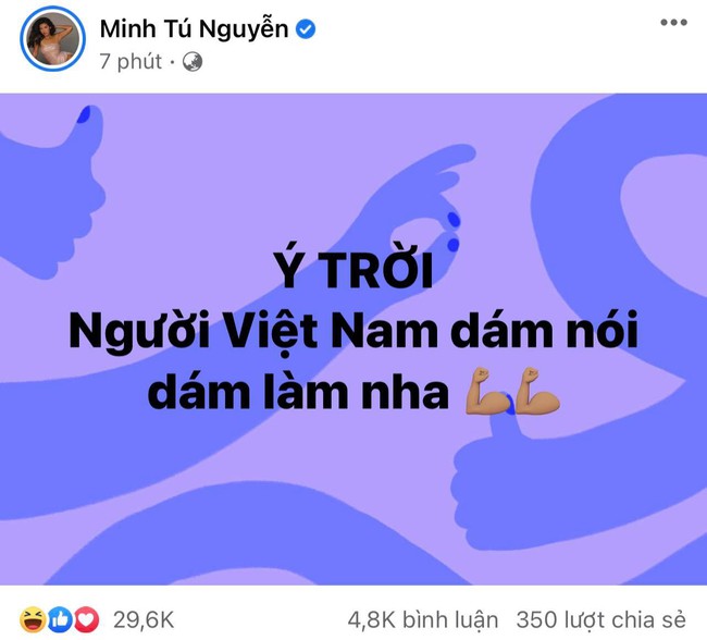 Hương Giang, Lan Ngọc cùng dàn sao Việt rộn ràng khi Thùy Tiên đăng quang Miss Grand International, riêng Minh Tú có tuyên bố táo bạo - Ảnh 4.