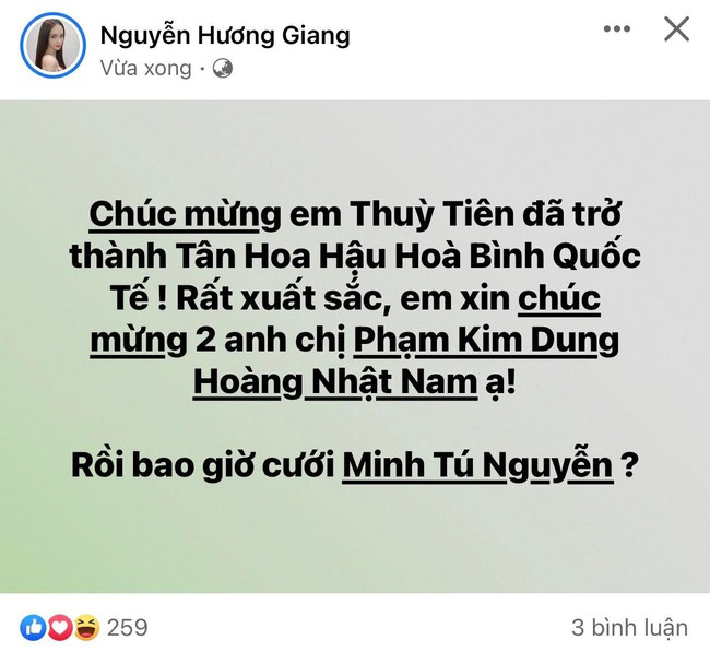 Hương Giang, Lan Ngọc cùng dàn sao Việt rộn ràng khi Thùy Tiên đăng quang Miss Grand International, riêng Minh Tú có tuyên bố táo bạo - Ảnh 5.