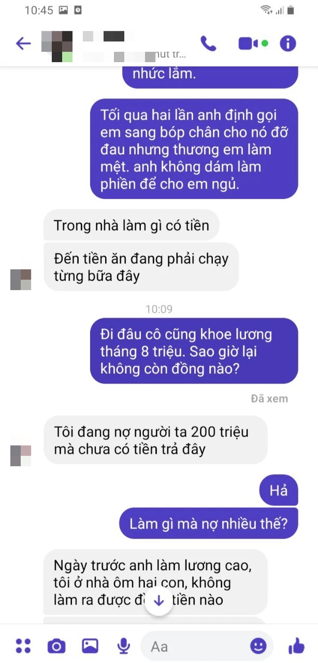 Ngày còn làm ra tiền, tháng nào tôi cũng đưa cho vợ 3 triệu &quot;đều như vắt chanh&quot;, giờ đây tôi nằm một chỗ vợ tính bỏ rơi chồng - Ảnh 4.