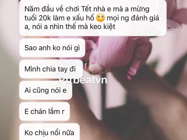 Cặp đôi &quot;toang&quot; ngay ngày Mùng 2 Tết: Chàng vượt 50km tới thăm nhưng nàng vẫn có quyết định phũ phàng chỉ vì bao lì xì khiến dân tình tranh cãi gay gắt - Ảnh 1.