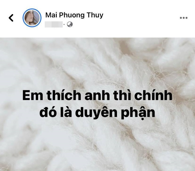 Mai Phương Thúy bất ngờ tỏ tình công khai với một người đàn ông, lúc hé lộ danh tính mới thực sự ngỡ ngàng - Ảnh 2.