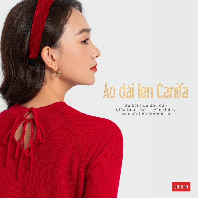 Đón Tết Tân Sửu - Canifa ra mắt BST Áo dài len độc lạ cho mẹ & bé - Ảnh 1. Đón Tết Tân Sửu - Canifa ra mắt BST Áo dài len độc lạ cho mẹ & bé - Ảnh 1.