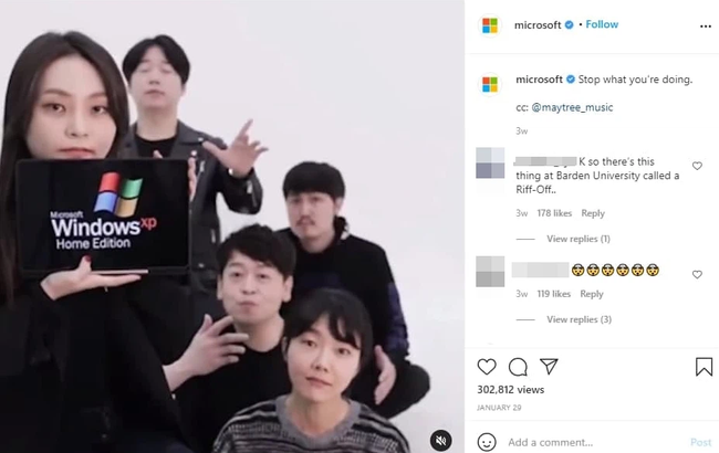 Nhóm nhạc Hàn gây bão mạng vì dùng mồm nhái tiếng Windows, song phản ứng từ Microsoft mới bất ngờ - Ảnh 3.