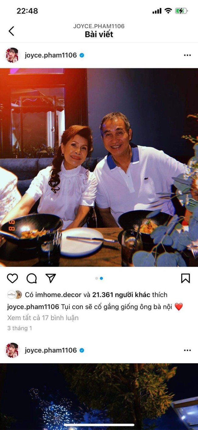 Nhìn cảnh vợ chồng "ông chùm" nhựa Long Thành hạnh phúc bên nhau, người cháu ruột Joyce Phạm đã từng ước được như ông bà - Ảnh 4. Nhìn cảnh vợ chồng "ông chùm" nhựa Long Thành hạnh phúc bên nhau, người cháu ruột Joyce Phạm đã từng ước được như ông bà - Ảnh 4.
