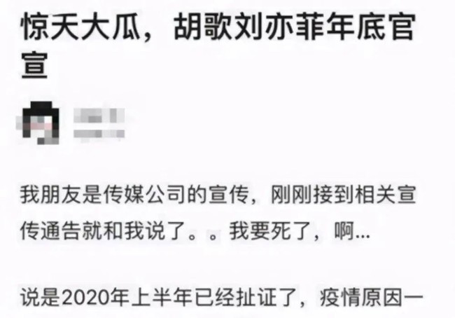Vì sao netizen Trung không tin Hồ Ca và Lưu Diệc Phi đã kết hôn? - Ảnh 1.