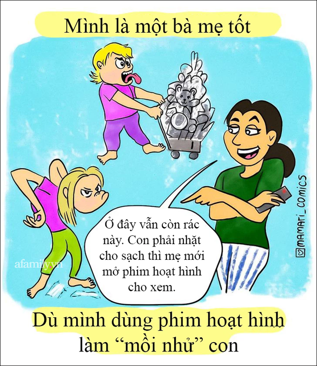 Cười ná thở với lời &quot;thú tội&quot; của bà mẹ 2 con: Mình vẫn là bà mẹ tốt dù mình ăn lén kẹo của con và lừa con làm những trò ngớ ngẩn - Ảnh 7.