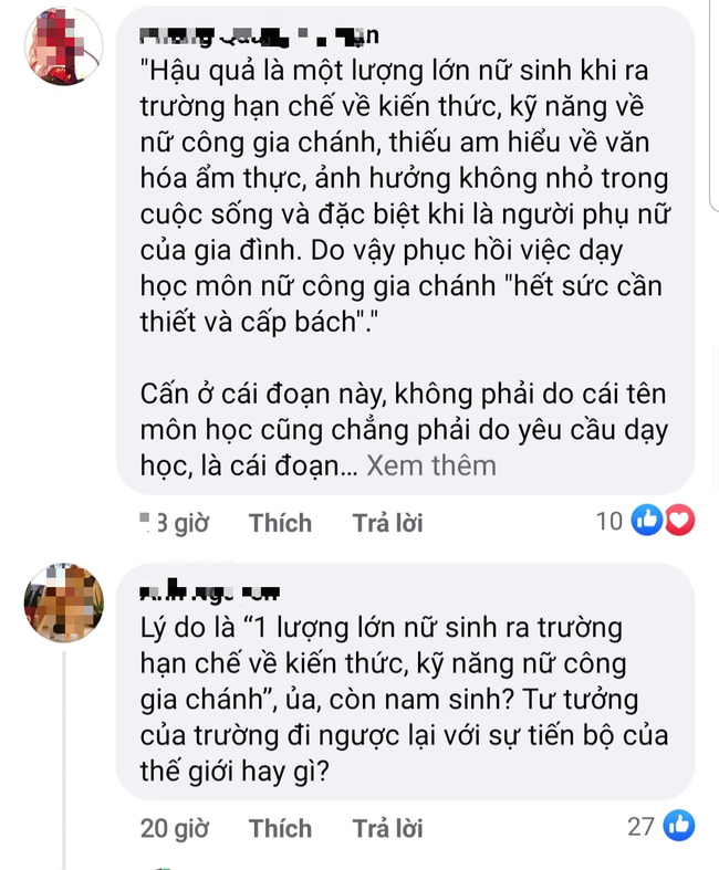 Người vô cùng ủng hộ, người băn khoăn trước thông tin trường học ở Huế thí điểm khôi phục lại việc dạy nữ công gia chánh: Thầy hiệu trưởng nói gì? - Ảnh 2.