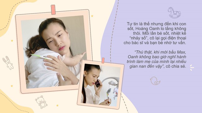 Á hậu Hoàng Oanh trải lòng về cảm xúc lần đầu làm mẹ: Có con cực mà vui! - Ảnh 4.