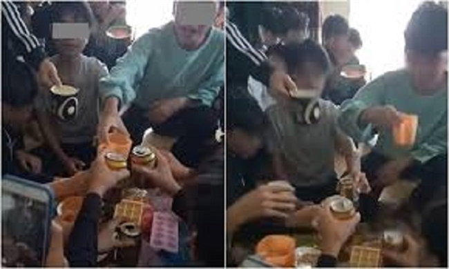 Cô giáo cổ vũ học sinh lớp 9 uống bia: Phòng GD&ĐT huyện lên tiếng - Ảnh 1. Cô giáo cổ vũ học sinh lớp 9 uống bia: Phòng GD&ĐT huyện lên tiếng - Ảnh 1.