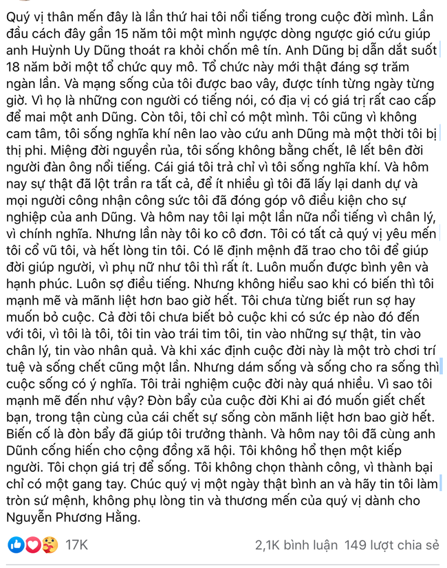 Vợ ông Dũng &quot;lò vôi&quot; bỗng dưng kể chuyện 15 năm trước: &quot;Tôi sống nghĩa khí nên lao vào cứu anh Dũng mà một thời tôi bị thị phi&quot; - Ảnh 2.