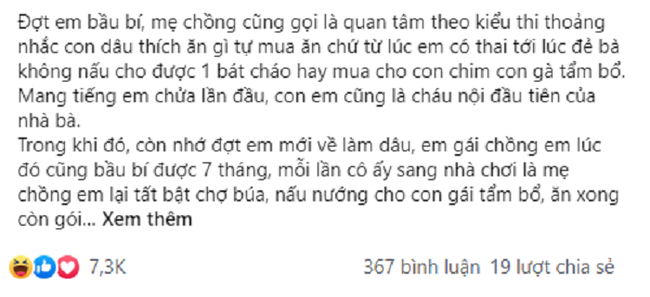 Dâu ở cữ mẹ chồng chỉ hấp trứng, luộc rau còn dặn &quot;kiêng được là tốt&quot;, nhưng khi xem xong bức ảnh cô đưa, bà lại vội vàng thay đổi thái độ - Ảnh 1.