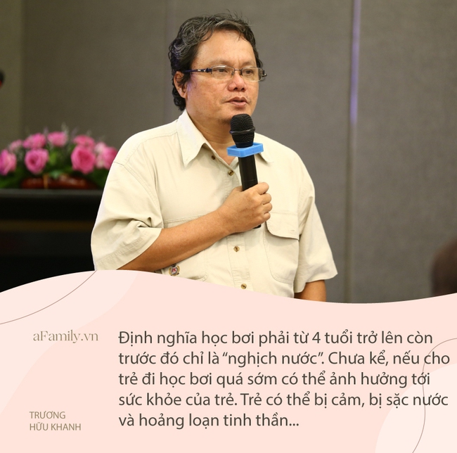 Từ vụ em bé 1 tháng tuổi ở Hà Nội giật thót mình, gào khóc khi đi học bơi, bác sĩ Nhi lên tiếng: “Tôi không đồng tình!” - Ảnh 2.