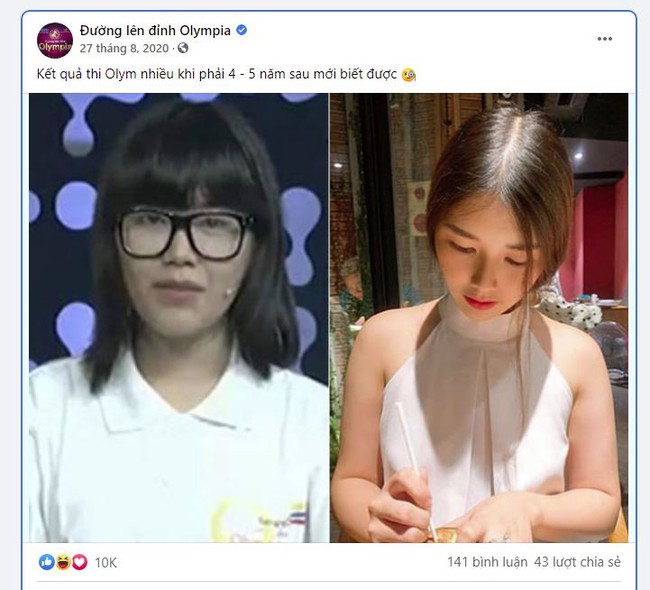 Thời đi thi Olympia trông hơi "ngố tàu", vậy mà giờ nữ sinh này lột xác ngoạn mục: Đã xinh đẹp ngất ngây lại còn đa tài đa nghệ! - Ảnh 2. Thời đi thi Olympia trông hơi "ngố tàu", vậy mà giờ nữ sinh này lột xác ngoạn mục: Đã xinh đẹp ngất ngây lại còn đa tài đa nghệ! - Ảnh 2.