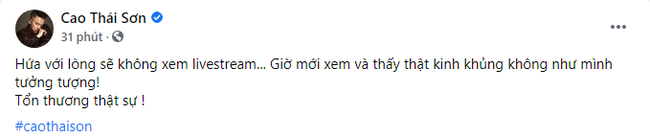 Cao Thái Sơn phát biểu cảm nghĩ sau khi xem livestream của Nathan Lee mà ai cũng thấy tội - Ảnh 2.