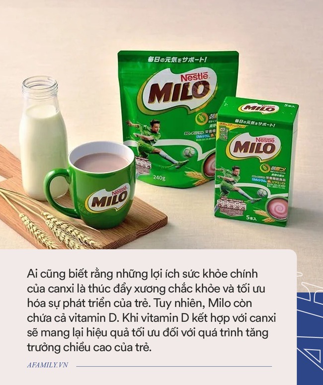 Milo gây bất ngờ bởi hàm lượng dinh dưỡng khủng đến người Nhật cũng phát cuồng, nhưng mẹ cho con uống nên nhớ kĩ 1 điều - Ảnh 3.