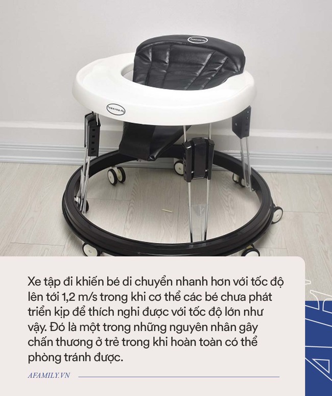 Bé 10 tháng tuổi bị đứt lưỡi vì lật ngã khi đang đi xe tròn tập đi - Ảnh 2.