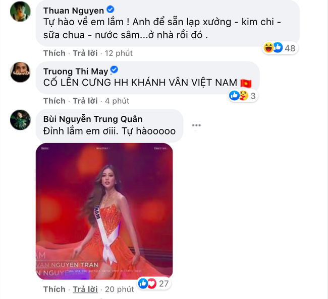 Khánh Vân có chia sẻ đầu tiên sau Bán kết Miss Universe 2020, nói 1 câu mà dàn sao Vbiz đồng loạt trầm trồ và động viên - Ảnh 3.
