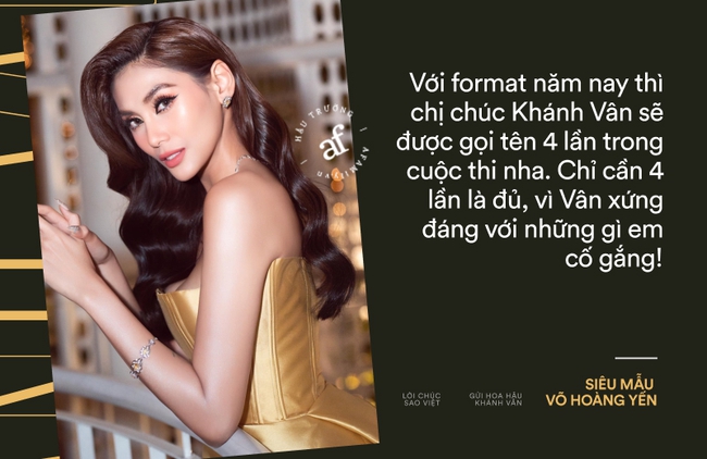 Bước vào đêm Chung kết Miss Universe 2020, Khánh Vân đã nhận được những lời nhắn đặc biệt này từ loạt sao Việt - Ảnh 9.