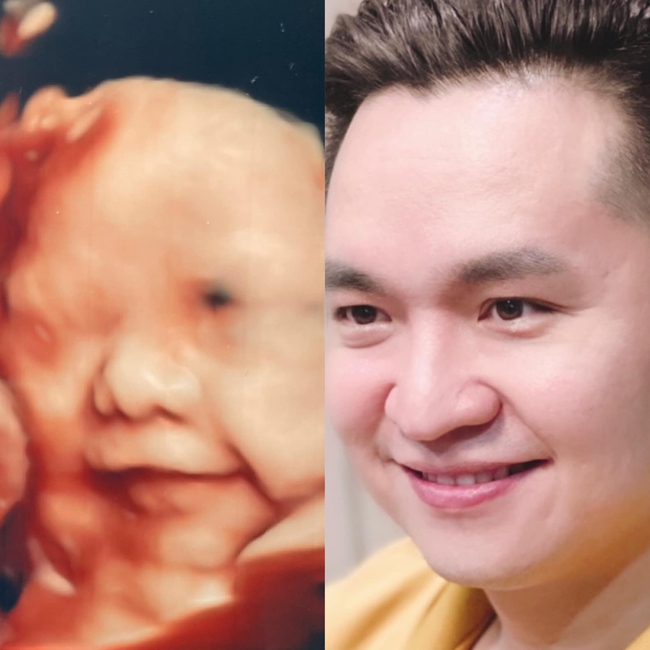 Vừa up ảnh cưới, MC Hạnh Phúc đã khoe luôn cả "nghé con" với khuôn mặt đúng kiểu "giỏ nhà ai, quai nhà nấy" - Ảnh 1. Vừa up ảnh cưới, MC Hạnh Phúc đã khoe luôn cả "nghé con" với khuôn mặt đúng kiểu "giỏ nhà ai, quai nhà nấy" - Ảnh 1.