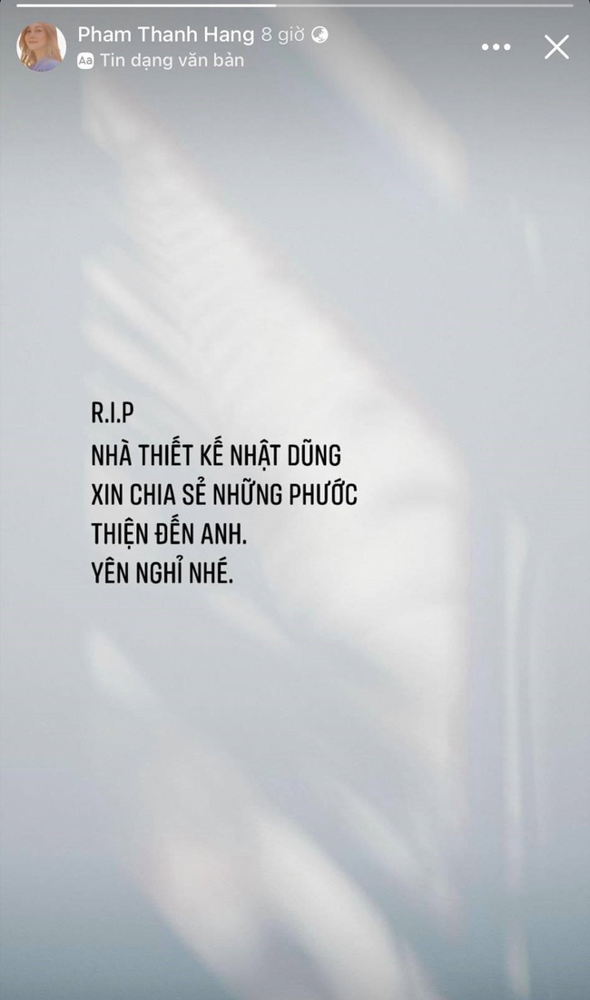 Đám tang NTK Nhật Dũng: Loạt sao Việt bày tỏ điều tiếc nuối vì không thể làm điều này - Ảnh 9.