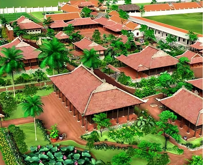 Việt Nam có một ngôi trường với kiến trúc độc đáo, đậm chất Việt như resort cao cấp, đến cả Hoa hậu trái đất cũng từng ghé thăm nhưng học phí thì siêu thấp - Ảnh 1.