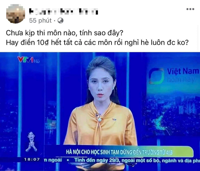 Phụ huynh Hà Nội "thảng thốt" trước thông tin học sinh thành phố tiếp tục nghỉ học: Chưa kịp thi môn nào hết, tính sao đây? - Ảnh 2. Phụ huynh Hà Nội "thảng thốt" trước thông tin học sinh thành phố tiếp tục nghỉ học: Chưa kịp thi môn nào hết, tính sao đây? - Ảnh 2.
