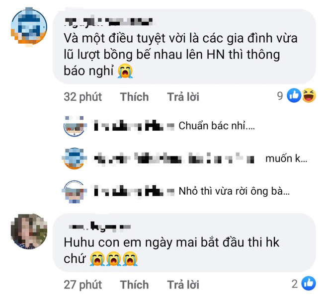 Phụ huynh Hà Nội "thảng thốt" trước thông tin học sinh thành phố tiếp tục nghỉ học: Chưa kịp thi môn nào hết, tính sao đây? - Ảnh 6. Phụ huynh Hà Nội "thảng thốt" trước thông tin học sinh thành phố tiếp tục nghỉ học: Chưa kịp thi môn nào hết, tính sao đây? - Ảnh 6.