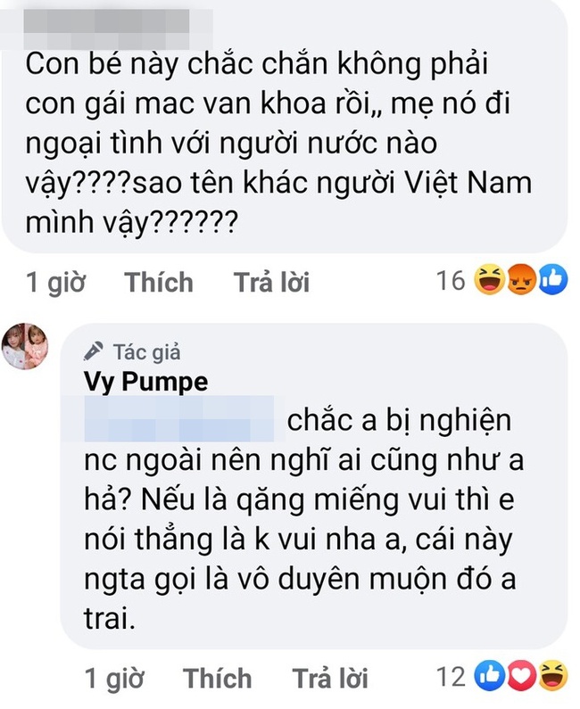 Bà xã Mạc Văn Khoa bị đặt nghi vấn ngoại tình, con gái 5 tháng tuổi cũng bị nghi ngờ gốc gác - Ảnh 3.