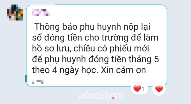 Nhà trường thông báo thu học phí tháng 5, phụ huynh tranh cãi: Học vài ngày sao phải đóng cả tháng? - Ảnh 4.