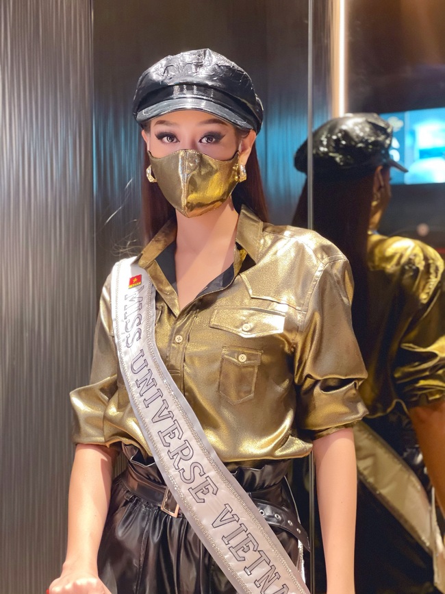 Khánh Vân &quot;chặt đẹp&quot; dàn Hoa hậu quốc tế trong ngày đầu tập trung ở Miss Universe 2020 - Ảnh 3.