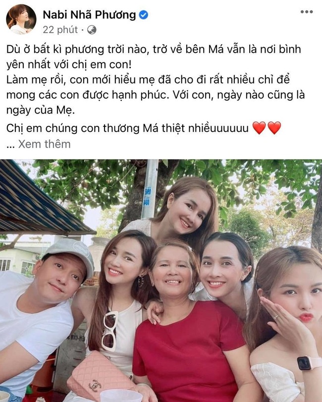 Sao Việt trong Ngày của mẹ: Kim Lý gửi lời yêu thương cho 4 người mẹ cùng Hồ Ngọc Hà, Nhã Phương nhắn nhủ &quot;bên mẹ là nơi bình yên nhất&quot; - Ảnh 7.