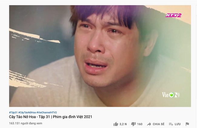 Cây táo nở hoa lập kỷ lục phim truyền hình Việt có lượt xem cùng lúc cao nhất mọi thời đại trên Youtube - Ảnh 1.
