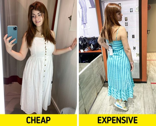 So sánh quần áo đắt - rẻ khác nhau, nàng BTV có kết luận "ngã ngửa" nhưng sẽ giúp chị em tiết kiệm bộn tiền - Ảnh 8. So sánh quần áo đắt - rẻ khác nhau, nàng BTV có kết luận "ngã ngửa" nhưng sẽ giúp chị em tiết kiệm bộn tiền - Ảnh 8.