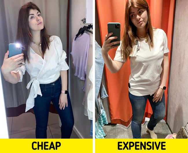 So sánh quần áo đắt - rẻ khác nhau, nàng BTV có kết luận "ngã ngửa" nhưng sẽ giúp chị em tiết kiệm bộn tiền - Ảnh 1. So sánh quần áo đắt - rẻ khác nhau, nàng BTV có kết luận "ngã ngửa" nhưng sẽ giúp chị em tiết kiệm bộn tiền - Ảnh 1.