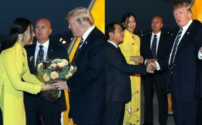 Phạm Ngọc Hà My - từ &quot;nữ sinh tặng hoa Tổng thống Trump&quot; đến biên tập viên VTV24 - Ảnh 1.