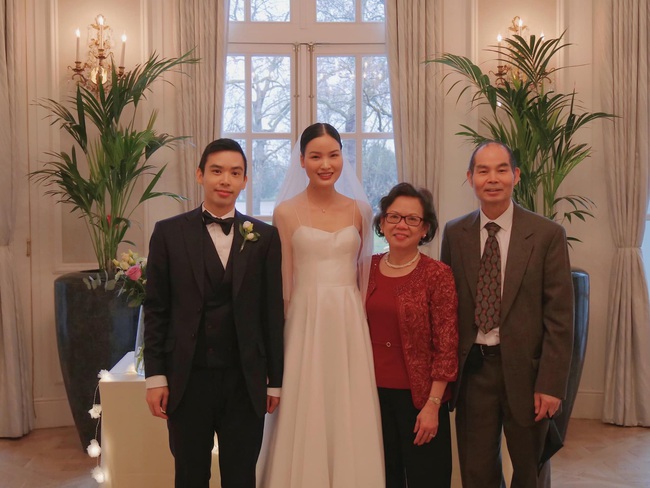 Á quân Vietnam's Next Top Model Chà Mi tung toàn bộ ảnh trong đám cưới đơn giản bên ông xã gốc Hoa - Ảnh 3.